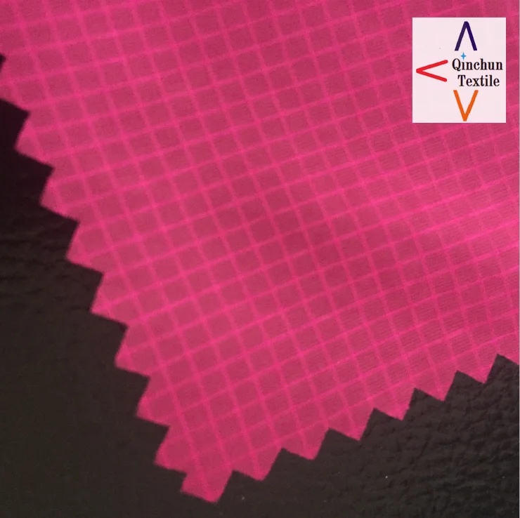 silicone and polyurethane coated 30d silnylon  nylon 66 ripstop fabric for making paraglider