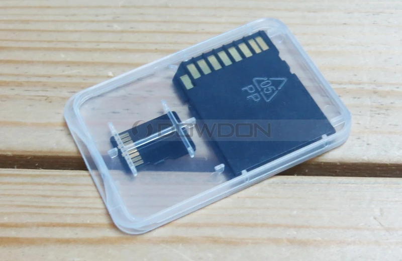 Portable 2 in 1 Memory Card Protective Plastic Box Case for SD TF Card