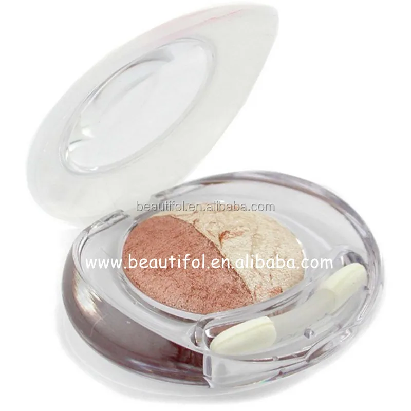 
Elegant high class wholesale round compact eyeshadow pan waterproof makeup cosmetics eyeshadow primer 