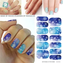 Waterproof nail stickers and selling the move water make-up nail art decal sticker decorations-free Nail Polish K5725B