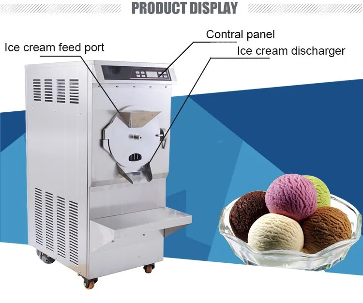 New Arrivals 30L 50L 75L 120L cheap hard ice cream making machines