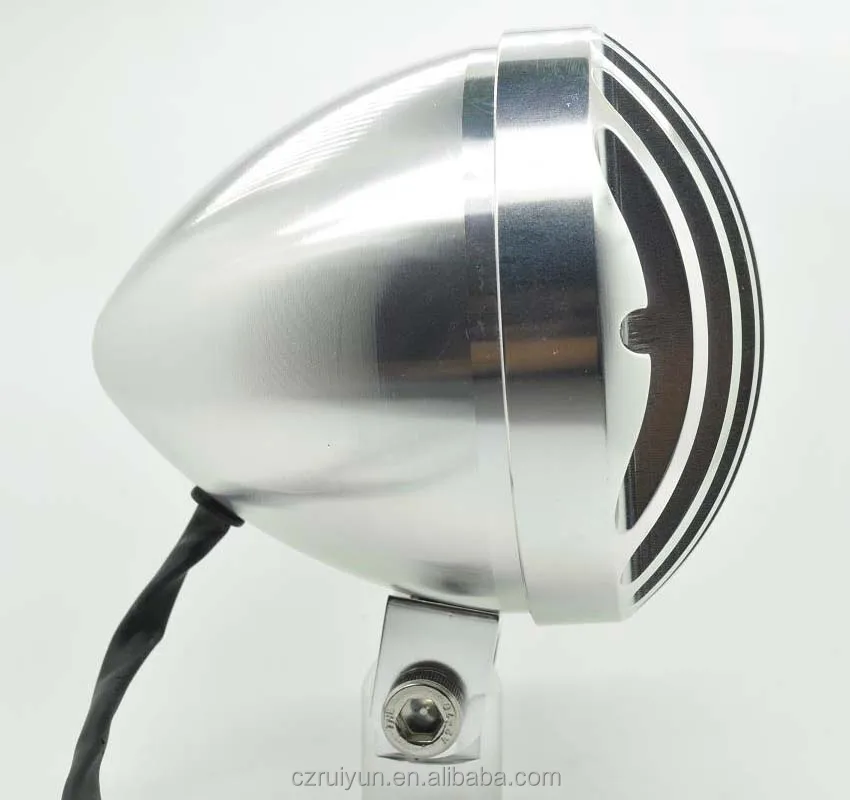 
Chrome Vintage Antique Universal Motorcycle Head Lamp Headlights 