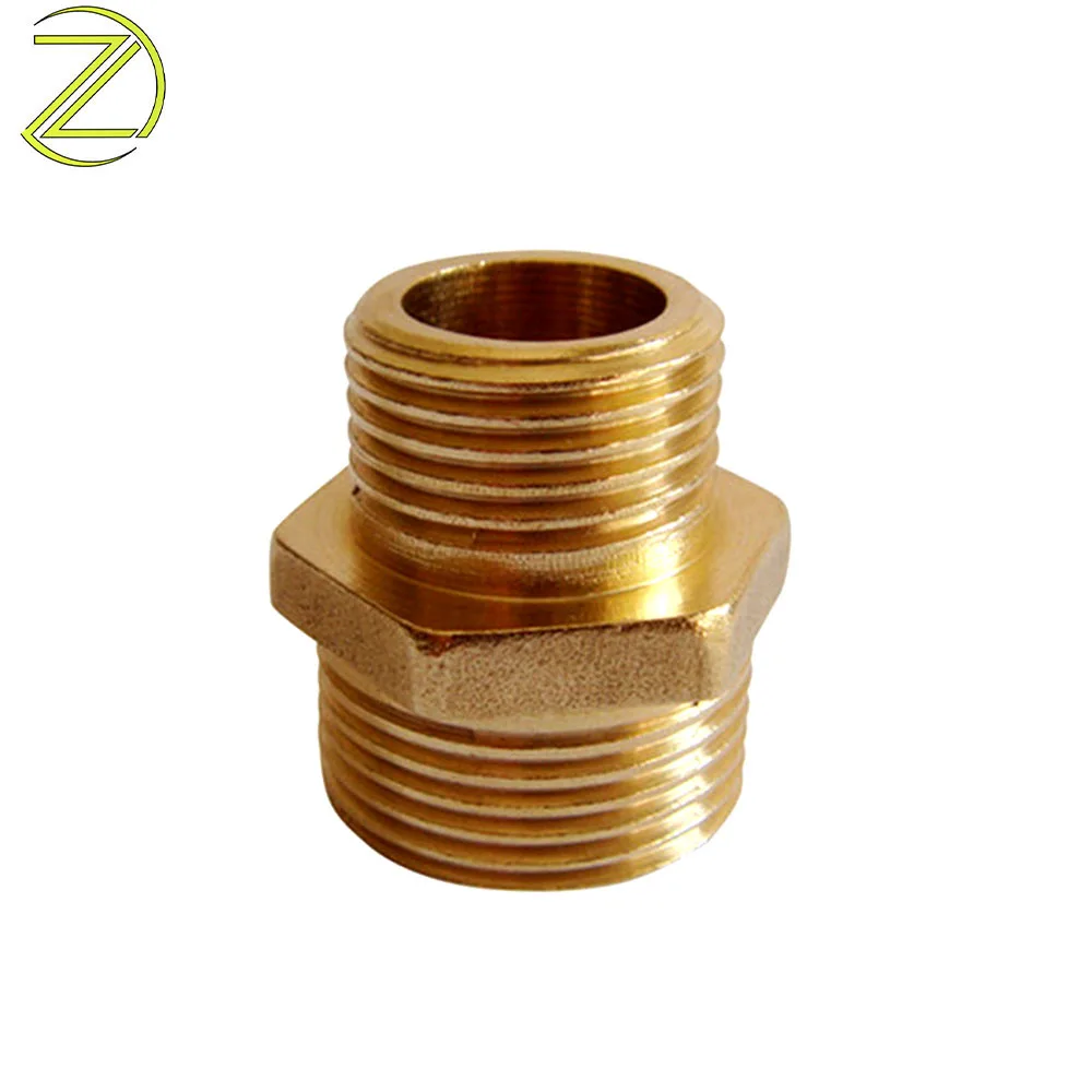 CNC Lathe Hose Tube Quick Barb Male Metal Union Fitting Pipe Coupling Brass Hose Pipe Connectors for Garden