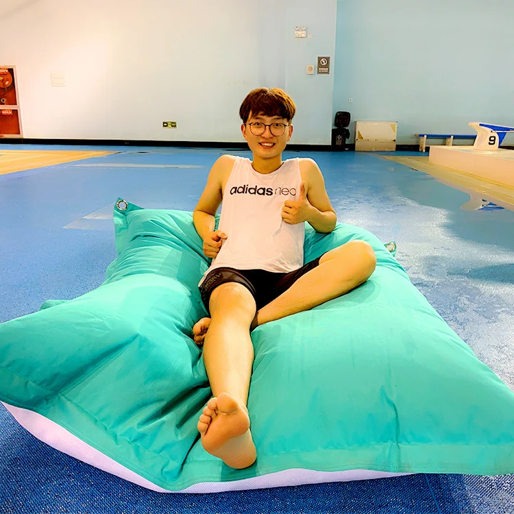 Custom Wholesale Summer Pool Bean Bag Popular Outdoor Beach Bean Bag Large Waterproof Floating Bean Bag Lazy Sofa