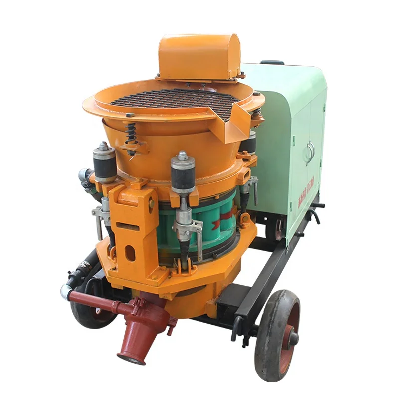 after-sales service provided mini wet and dry mix shotcrete machine for sale