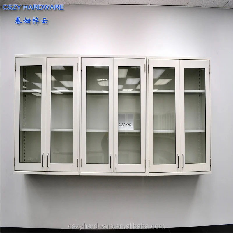 Low price lab wall mounted cupboard units for laboratory benches