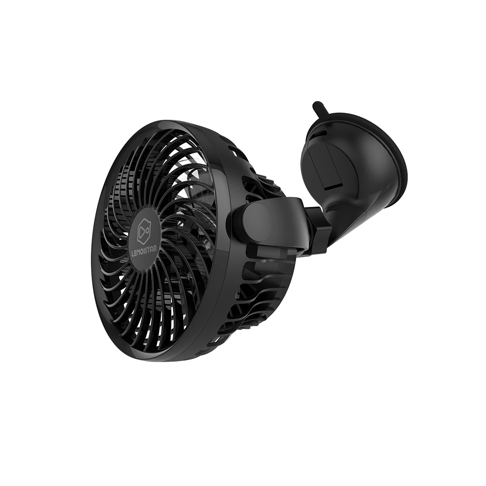 
Newest hot selling air cooling USB car fan with powerful suction cup 
