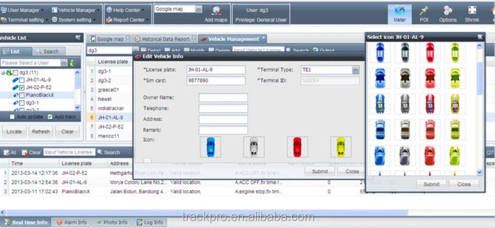 Жить бесплатно GPS отслеживания программного обеспечения, GPS автомобиля система слежения, управления автопарком TLT-2H, TK102,