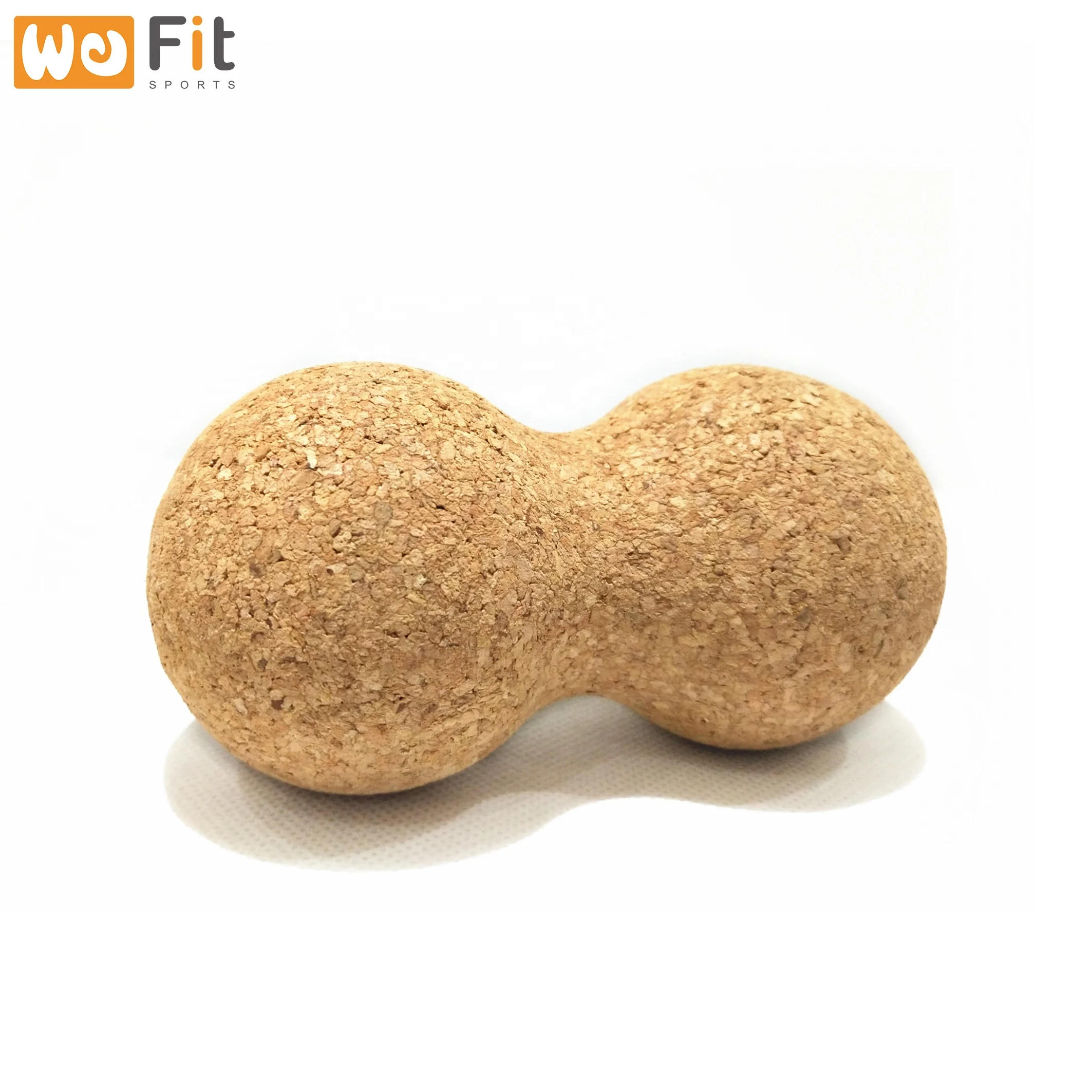 Manufacture New Product Cork Double Yoga Massage Ball roller set