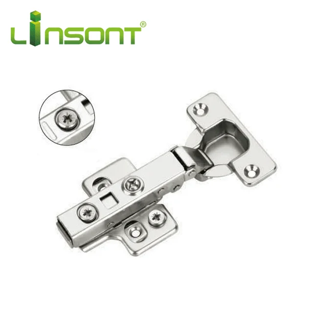 Linsont 2016 hot sale 3-D adjustable hydraulic clip on panel gate hinge cabinet furniture hinges