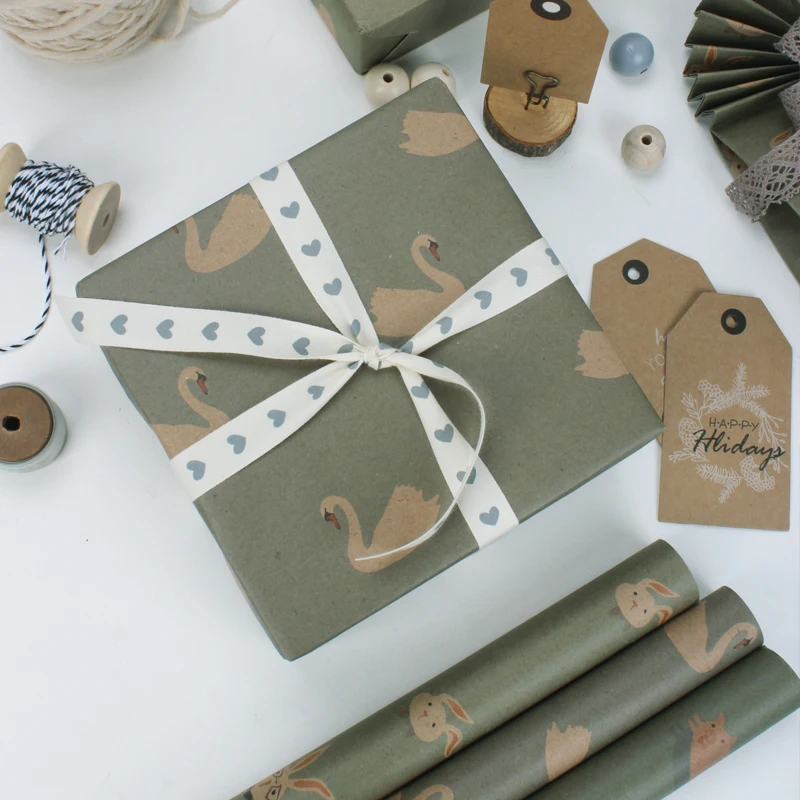 
Waterproof bouquet flower gift wrapping paper kraft wrapping paper 