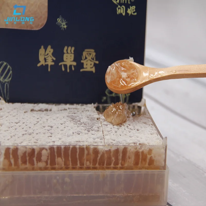 Comb honey best quality raw honey auto flow bee hive honey for health in cassette box