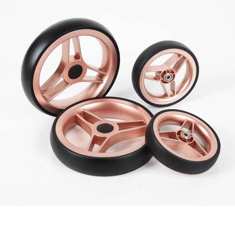 high grade PU wheels for baby stroller baby buggy baby carrier