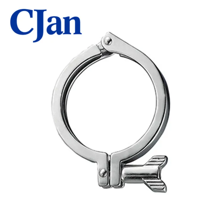 Stainless steel heavy duty single pin clamp, 13mhh clamp for TC hose fittings