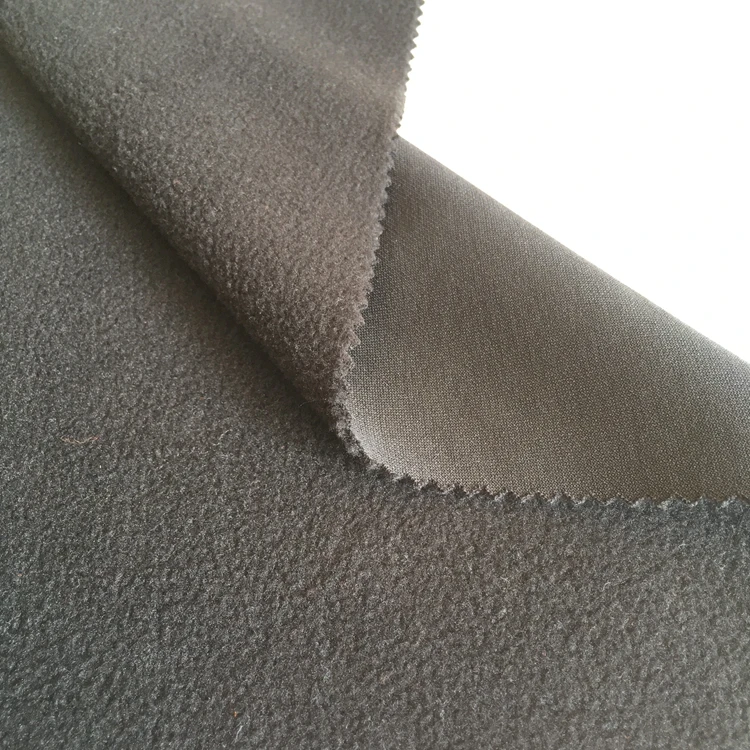 
100%Polyester one side brush one side antipilling polar fleece fabric for jacket 