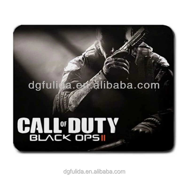 
OEM custom design call of duty professional rubber gaming mouse pad with logo and stitch 