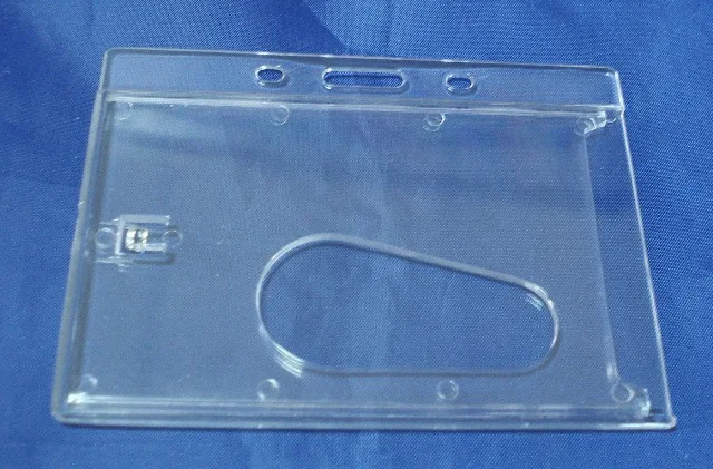 
Two-sided Plastic Badge ID credit card holders two card holder 
