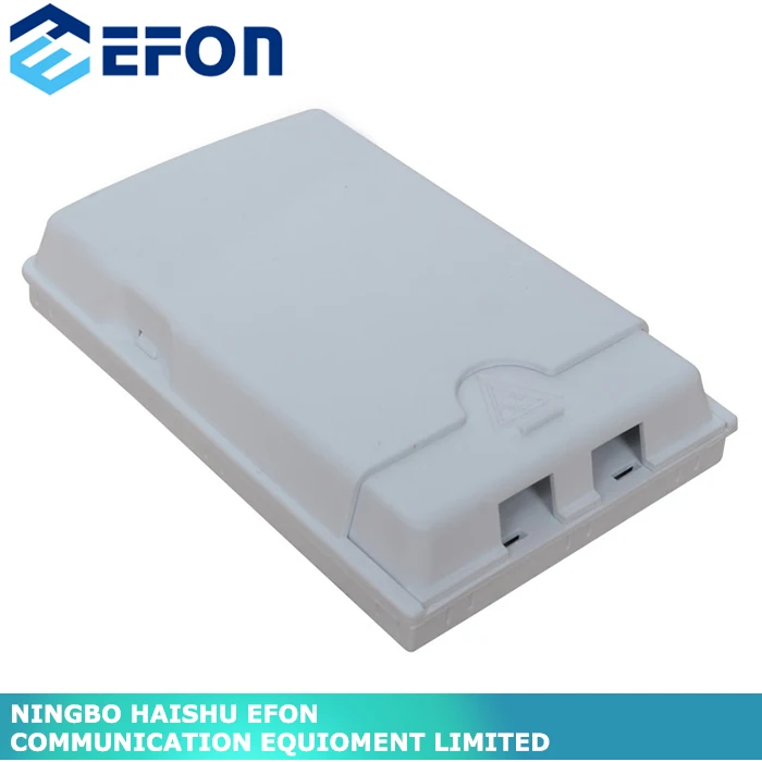 крытый 2 ядра оптической распределительной коробке, PC ABS настенный ftth коробки распределительные