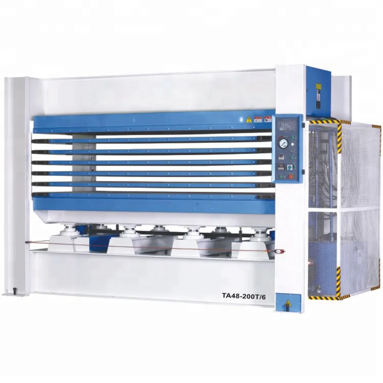 TA48-100T/3 100T Melamine Hot Press for plywood, pvc, MDF Hydraulic Hot Press Machine for Doors