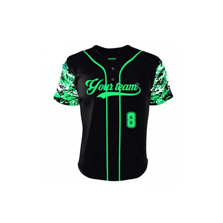 
Custom Baseball Uniforms Wholesale Cheap Blank Sublimated 100% Polyester Coed Softball Shirts Baseball Jerseys 