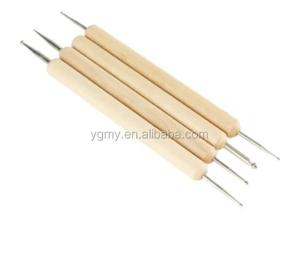 Инструмент для скульптурирования кукол из глины с деревянной ручкой инструменты для полимерной глины