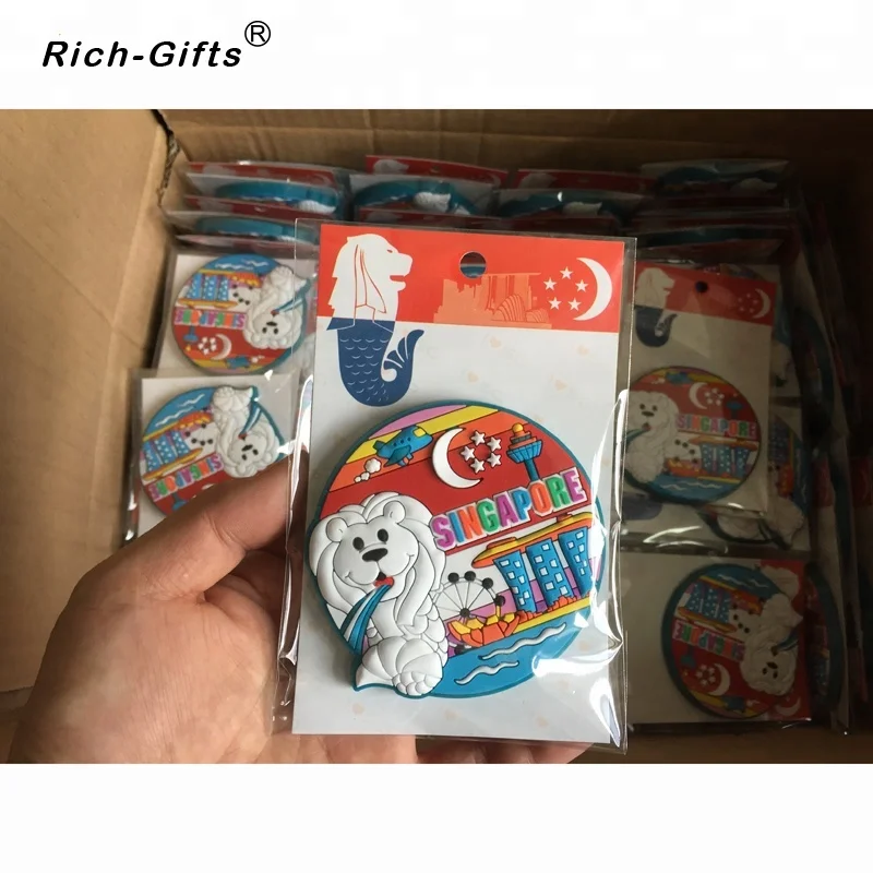 
Custom PVC Souvenir Fridge Magnet For Different Countries 