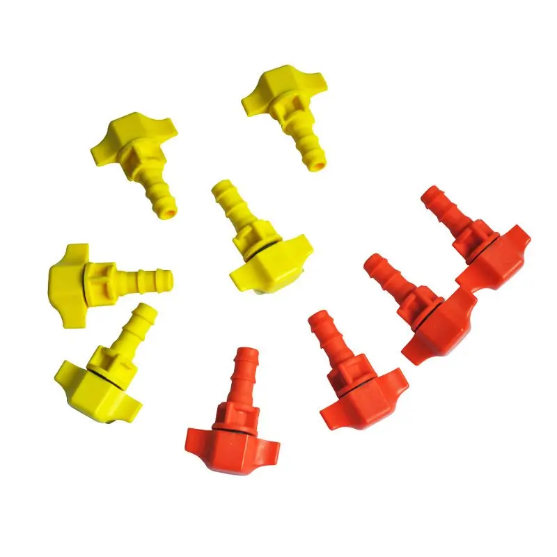 
Small plastic part, Plastic oil drain fitting, plastic screw part 