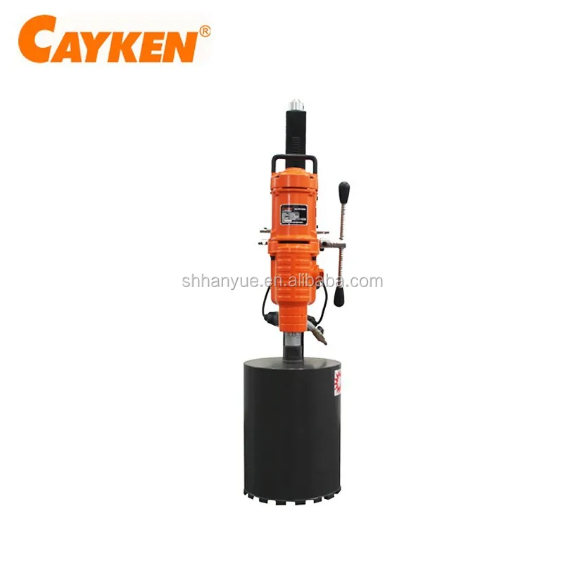 CAYKEN Three-shift Gear Speed Diamond Drill Professional Wet Core Drill Machine for Reinforced Concrete