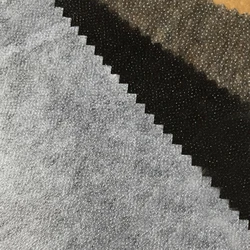 Wholesale High Quality Stretch Polyester Necktie Shirt Collar Fusible Interlining Fabric