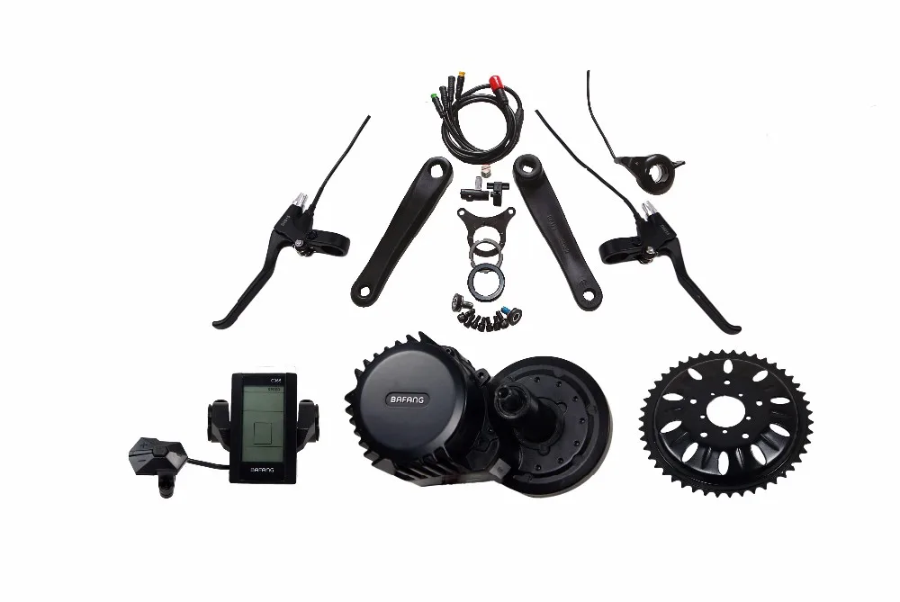 BBS01 BBS02 36V/48v 250W~750W bafang mid drive motor kit motor electrico para bicicleta