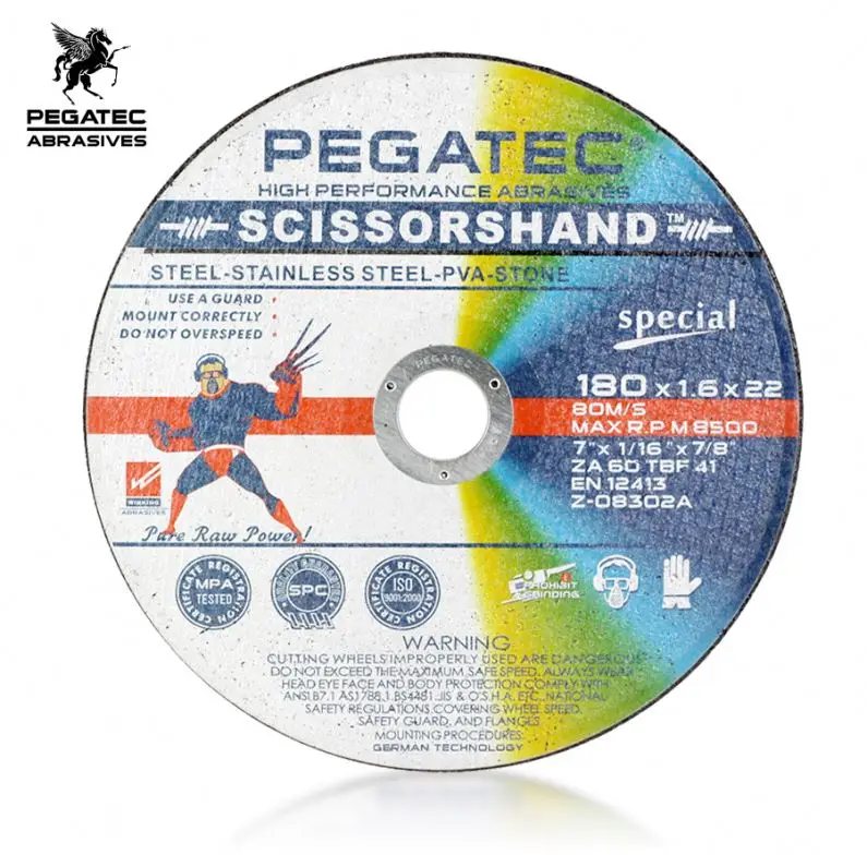 180x1.6x22 7' sharpening cutting wheel thin Iron Metal discs