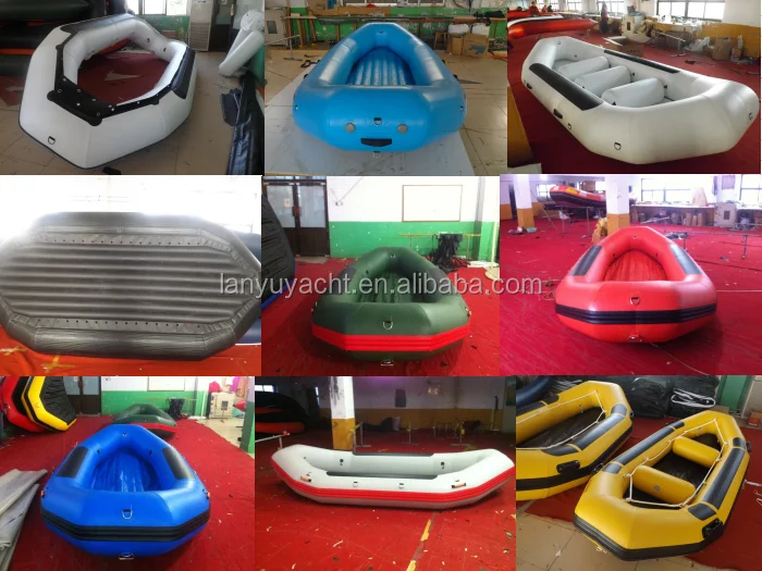 2017 pvc rubber inflatable raft with self bailing in the white water