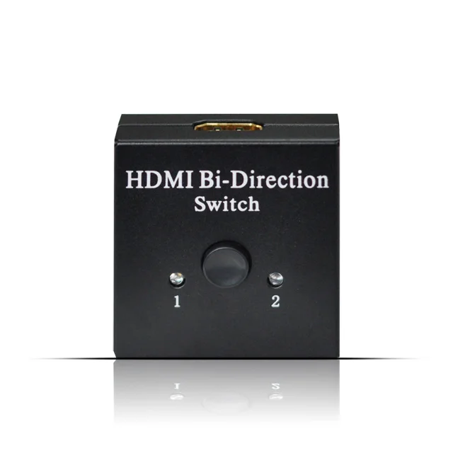Hot sales Hdmi Switch 2x1 Or Hdmi Splitter 1x2 Hdmi Bi-direction Switcher Splitter Selector With 3d 4k*2k 1080p