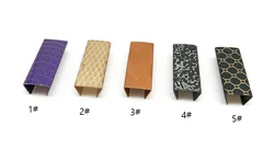 Custom Garment Accessories Fashion Metal Aglet Hoodie Flat Cord Ends Caps Stopper For Swimwear