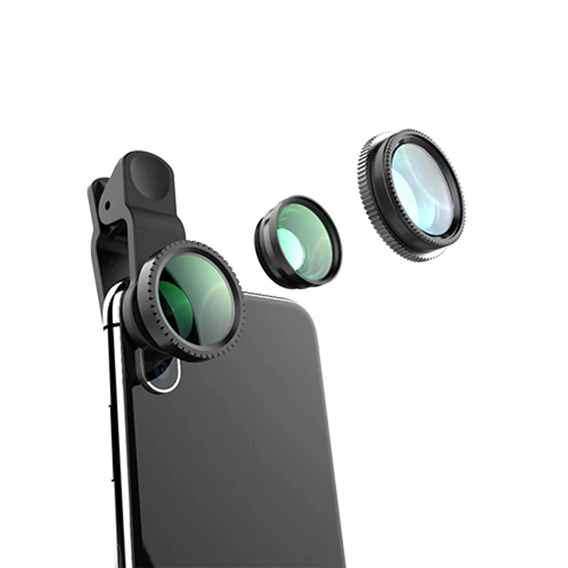 Extra Phone Camera Lenses 4 In 1 Camera Lens Kit For iPhone