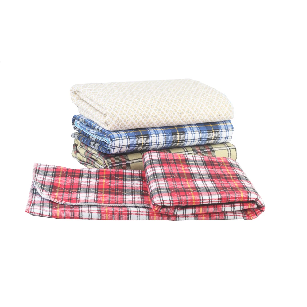 PVC waterproof pad reusable underpad machine oem extra large bed pads urinary incontinence absorbent medical