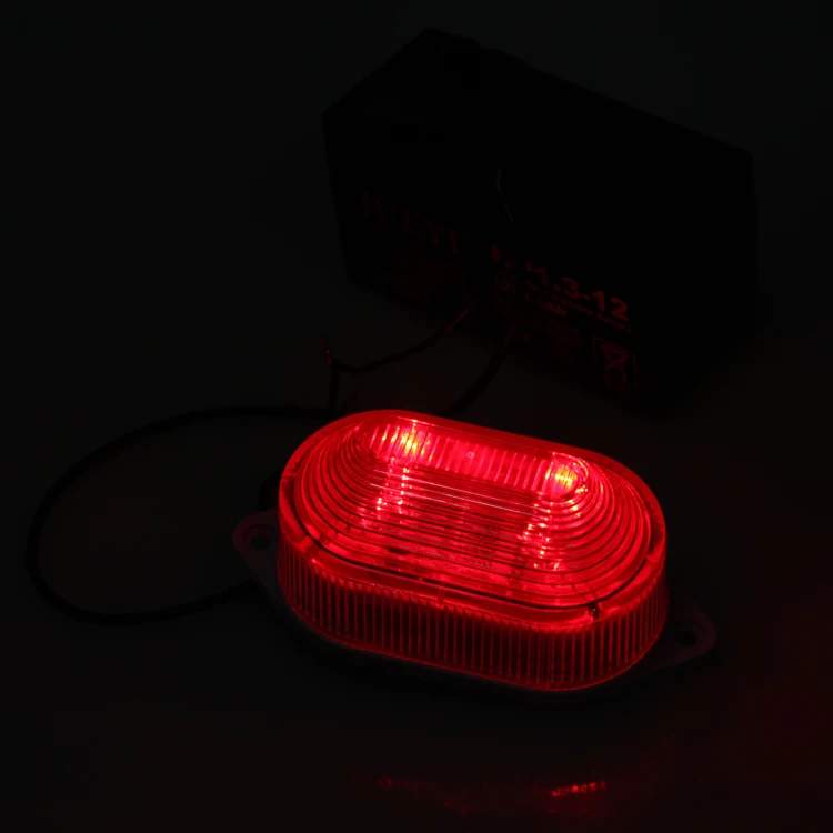 Sound And Strobe Light Alarm LED Warning Beacon Light With Siren
