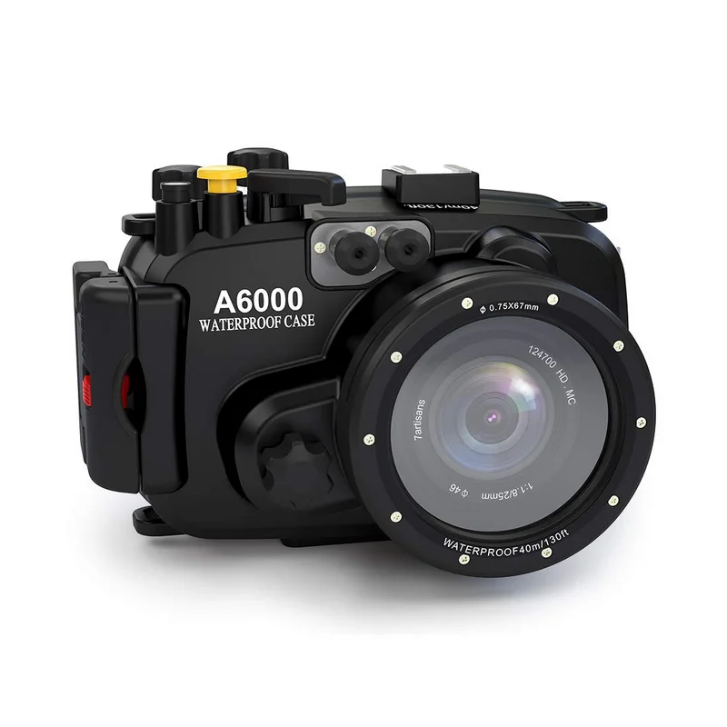 Водонепроницаемый корпус Seafrogs для подводного плавания на глубине 40 м/130 футов, оборудование для подводного плавания для камеры SONY A6000