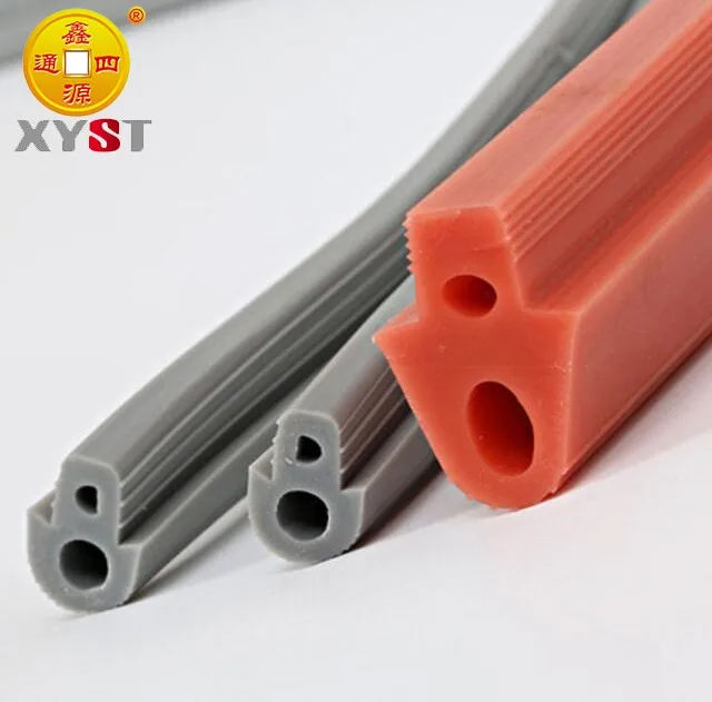 Color high temperature Solid waterproof Special-shaped silicone strip silicone  Foam  sealing strip