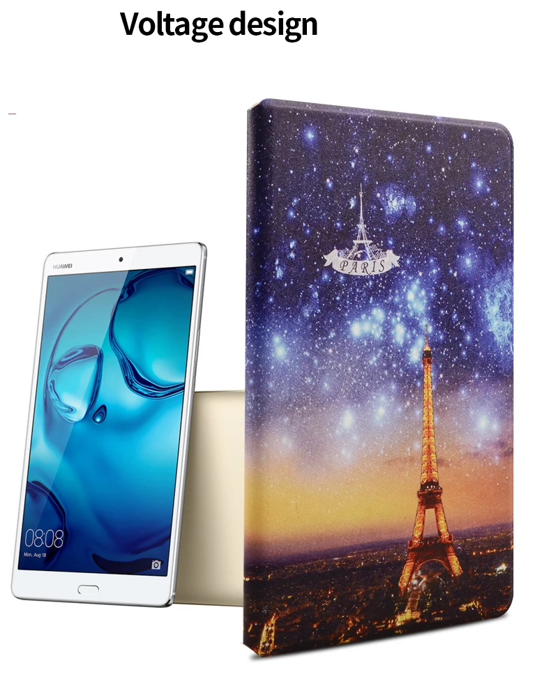 Фабрики китая Горячие Продажи Магнитные смарт Флип кожа стенд кожаный pu защитный чехол для huawei M2 10.1 inch