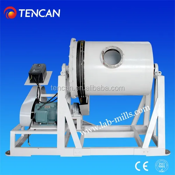 China Tencan 50L Industrial type rolling ball mill machine and top quality detergent powder grinding machine
