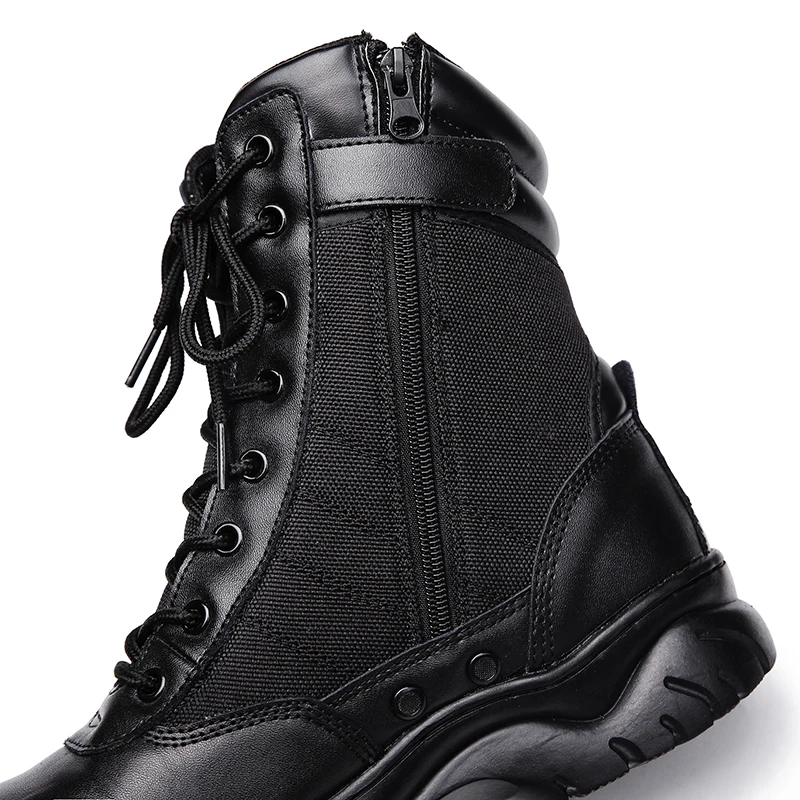 waterproof army combat shoes police tactical military boots