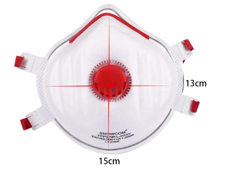 Disposable EN 149 FFP1 FFP2 FFP3 Dust Protective Respirator Protect Face  Mask With Valve