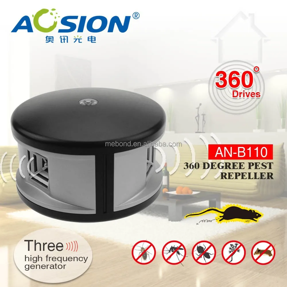 
AOSION Indoor 360 Degree Ultrasonic Insect Control AN-B110 