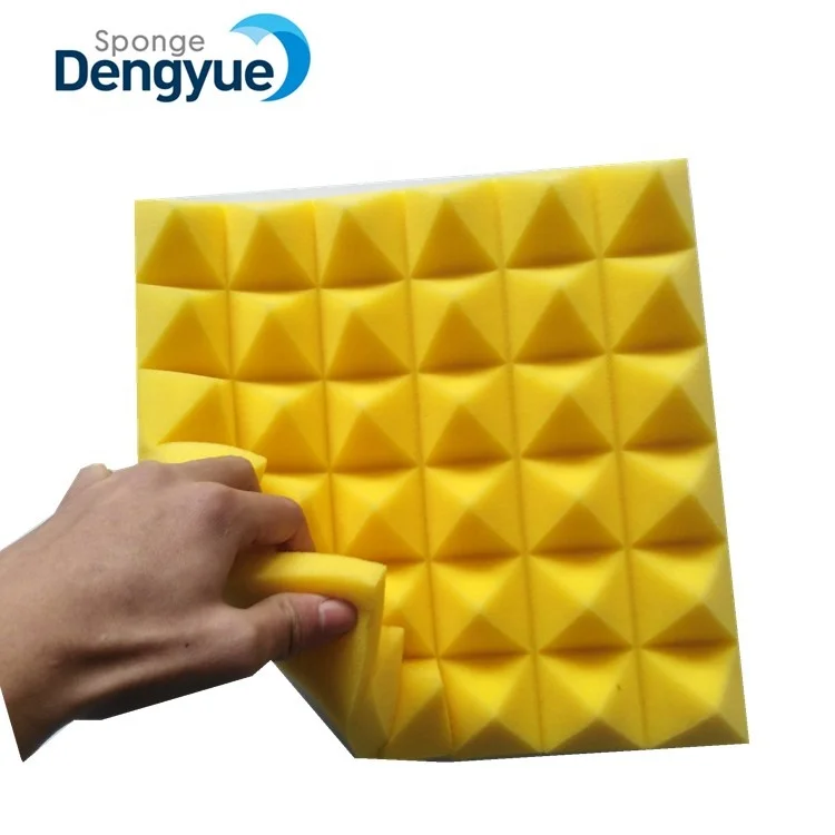 Colorful recording studio noise reduction acoustic materials pu panel  foam