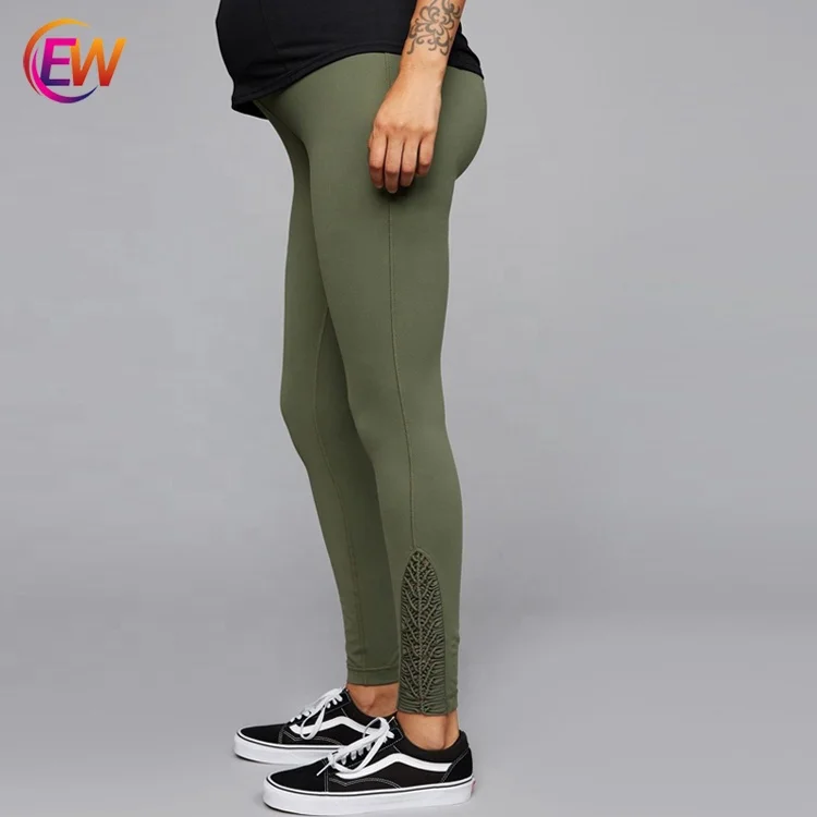 Wholesale Custom High Waist Stretch Fit Belly Maternity Activewear