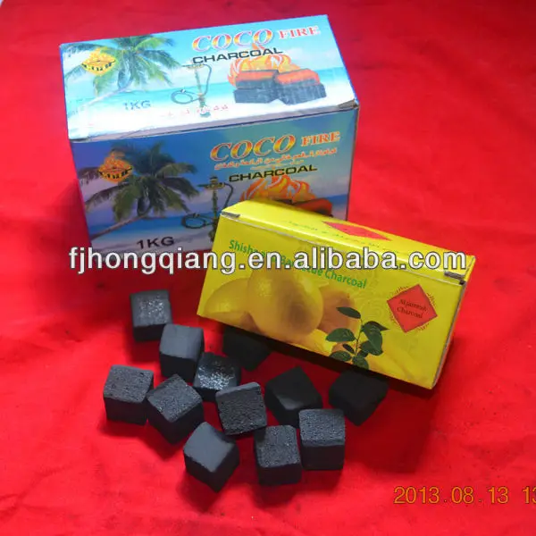 Hongqiang 2.5 x 2.5 x 1.5 см природный шиша куб уголь