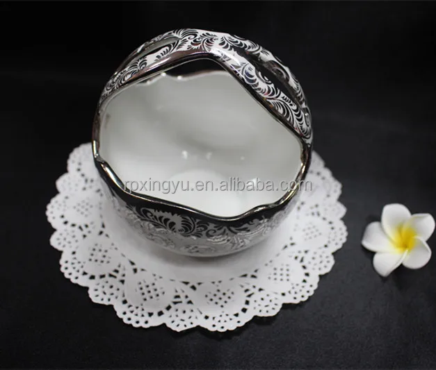 
3pcs porcelain dinnerware, ceramic Napkin holder, sugar pot 