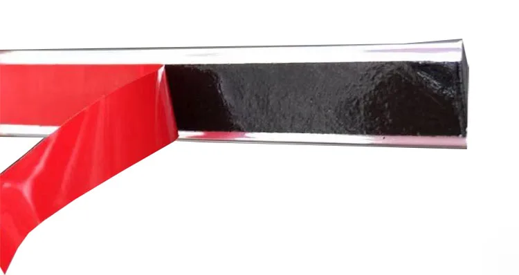 Chrome Car Exterior Edge Guard Moulding Strip Self Adhesive Trim for Body Line