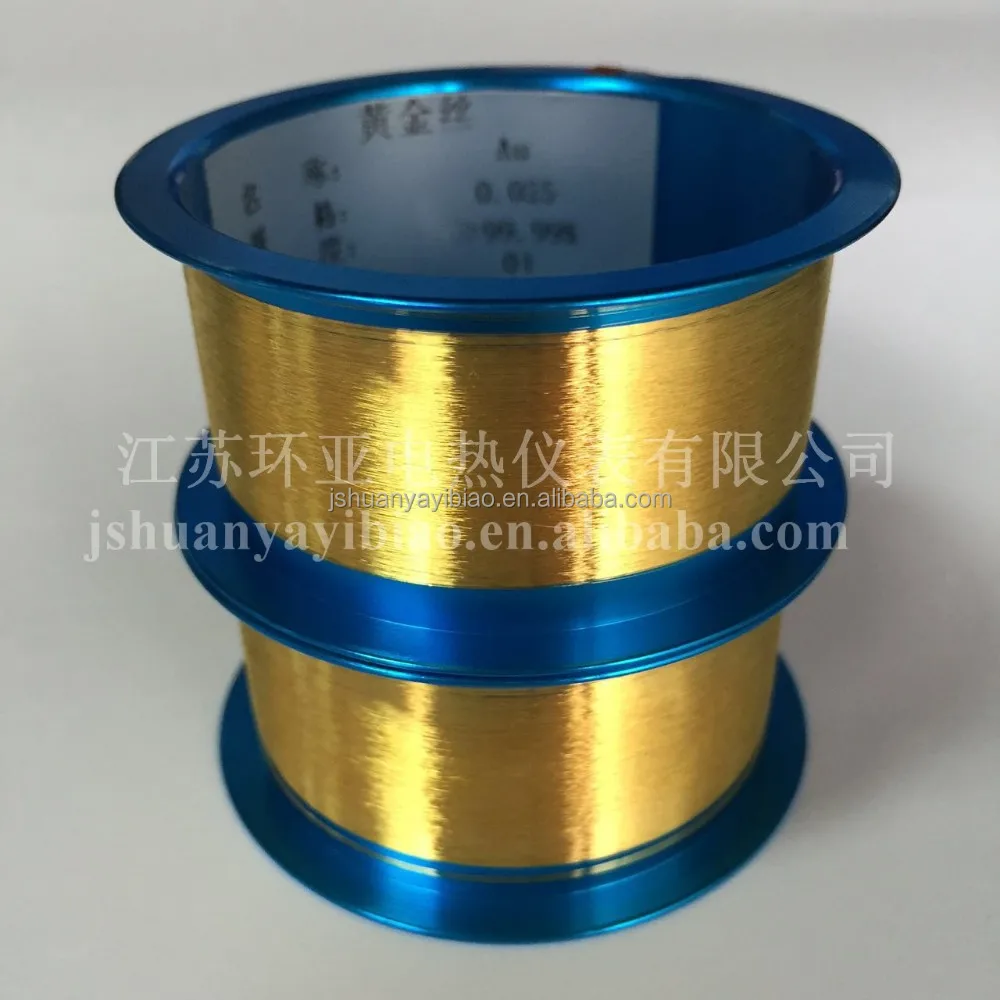 China manufacturer 0.025mm high quality 99.99% Au gold wire